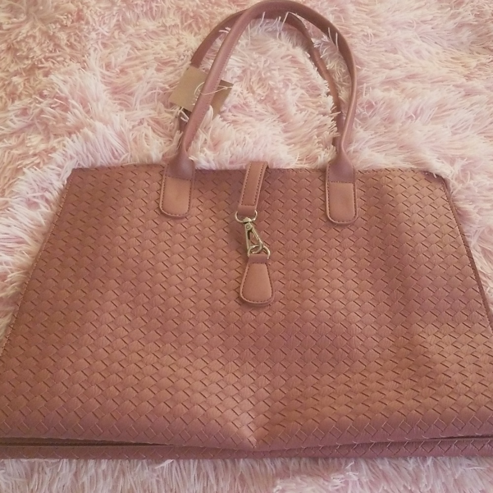 ULTA BEAUTY BLUSH TOTE SHOULDER BAG